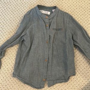 Baby boy unworn zara botton down